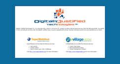 Desktop Screenshot of digitallyjustified.com